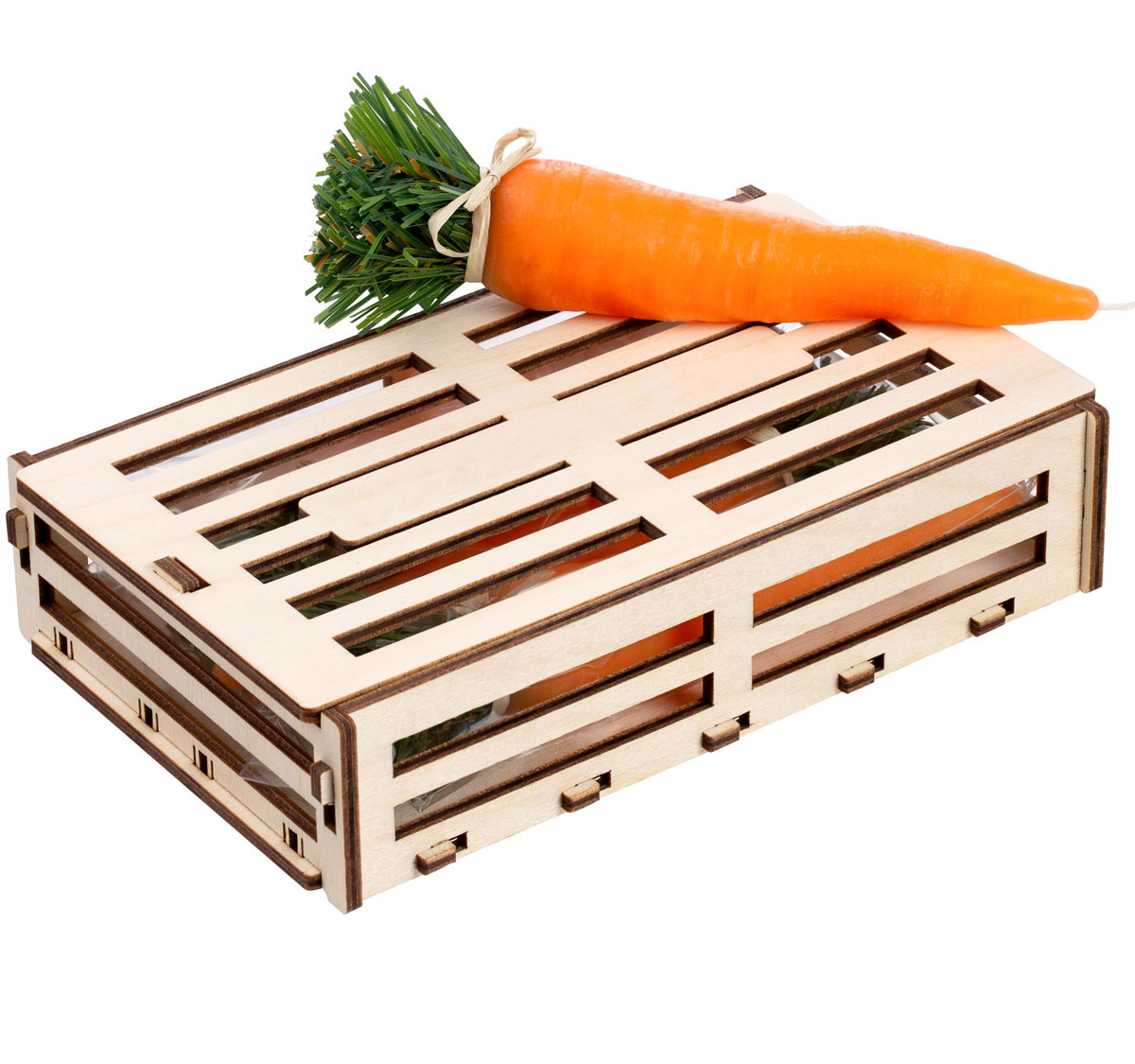 Набор свечей Ящик морковки