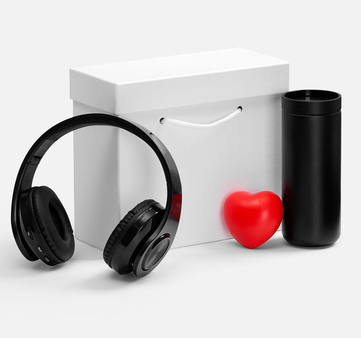 Подарочный набор парню HeatBeat черный